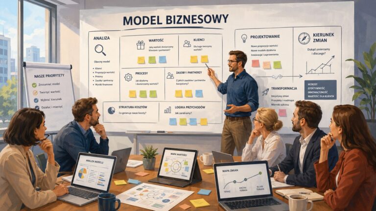Model biznesowy - analiza, projektowanie i transformacja modelu biznesowego